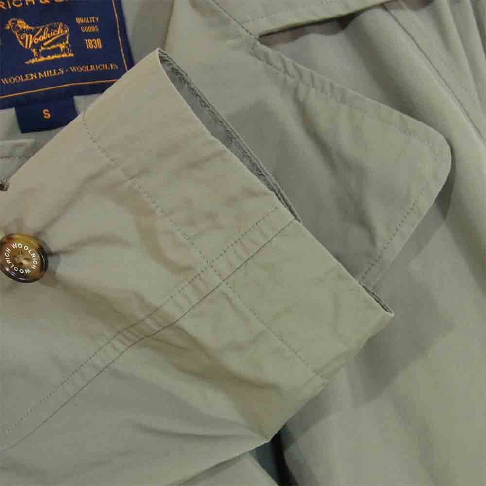WOOLRICH ウールリッチ WWCPS2732 トレンチコート トレンチ コート PALE LEAF S【新古品】【未使用】【中古】