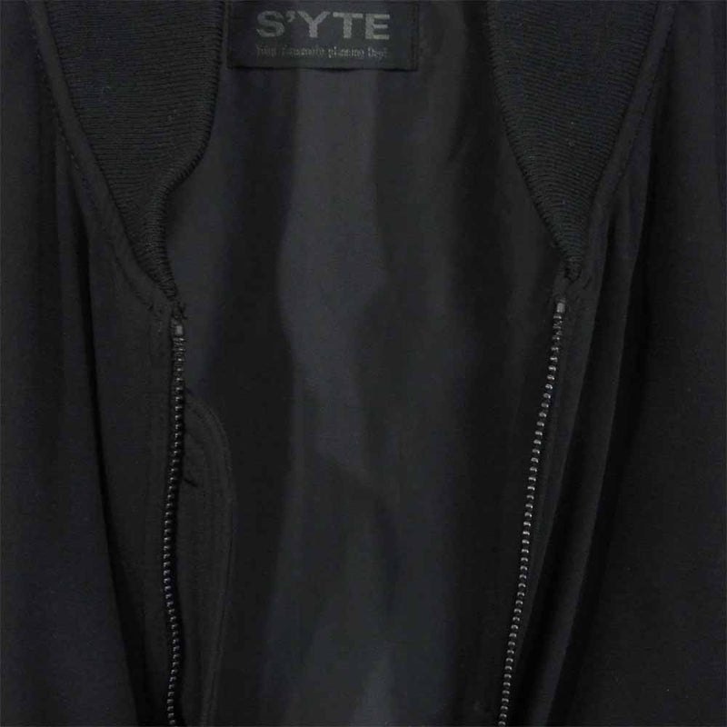 Yohji Yamamoto ヨウジヤマモト UV Y S'YTE Pe/Rayon Gabardine Stretch Padding  Big Long MA ブラック系 3美品中古