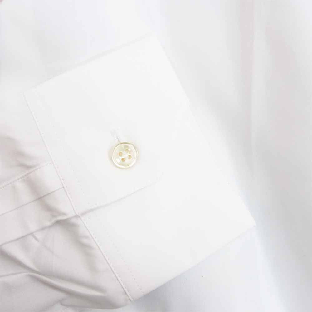 SAINT LAURENT サンローラン 536096 Y217W 国内正規品 プレーン 長袖シャツ ホワイト系 38【新古品】【未使用】【中古】