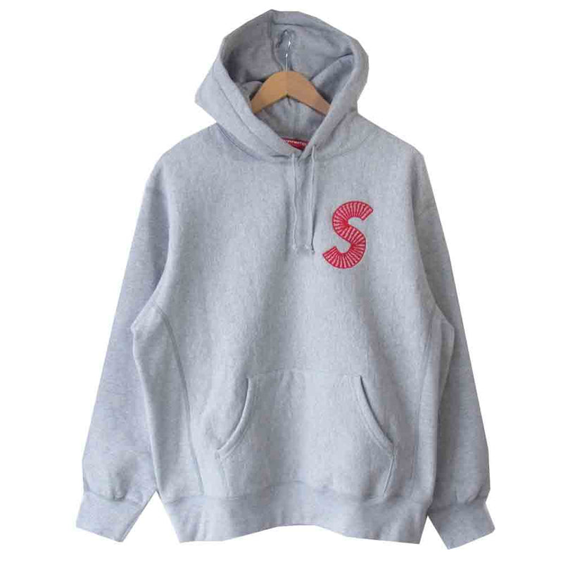 シュプリーム S logo Hooded Sweatshirt Sロゴプルオーバーパーカー