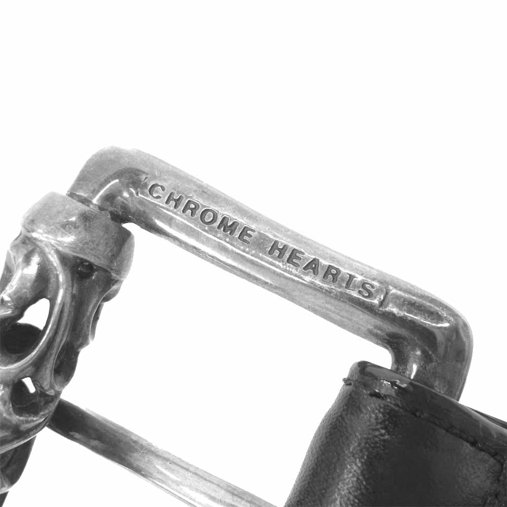 CHROME HEARTS クロムハーツ(原本無) ROLLER BELT ローラー ベルト ブラック系 34【中古】
