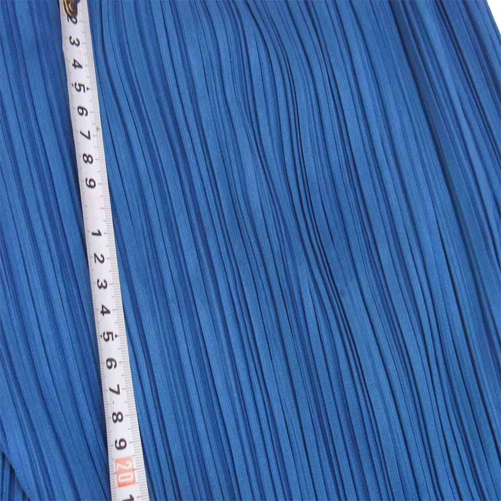 PLEATS PLEASE プリーツプリーズ ISSEY MIYAKE イッセイミヤケ ワイド ストレート パンツ ブルー系 4【中古】