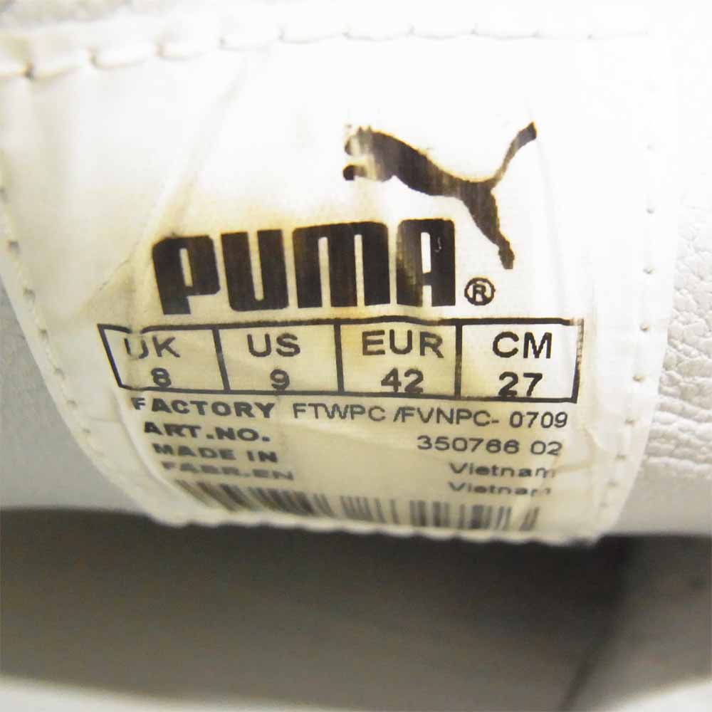 PUMA プーマ sergio rossi セルジオロッシ スニーカー ホワイト系 27cm【中古】