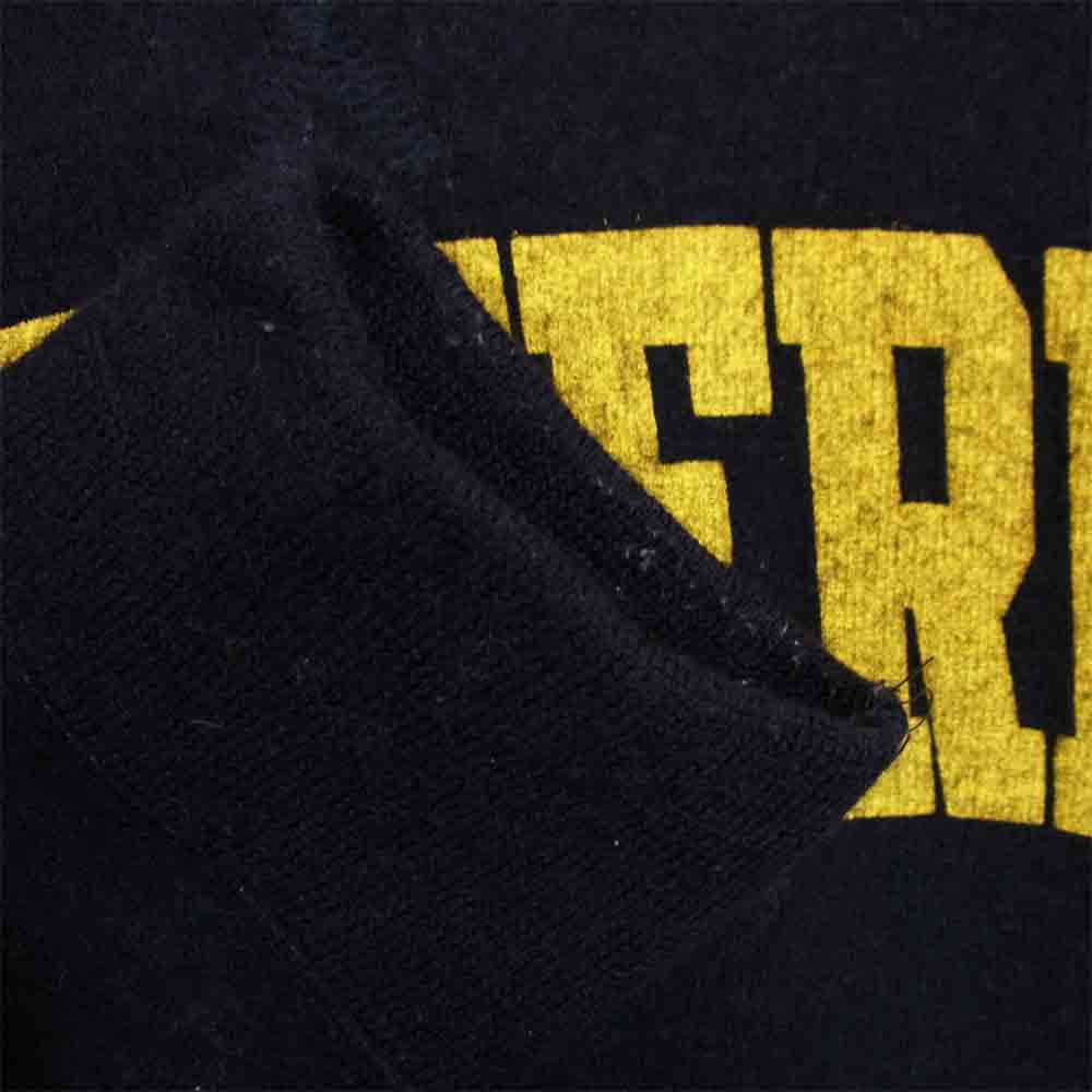 HYSTERIC GLAMOUR ヒステリックグラマー 0243CS05 前V カレッジ プリント スウェット ネイビー系 L【中古】