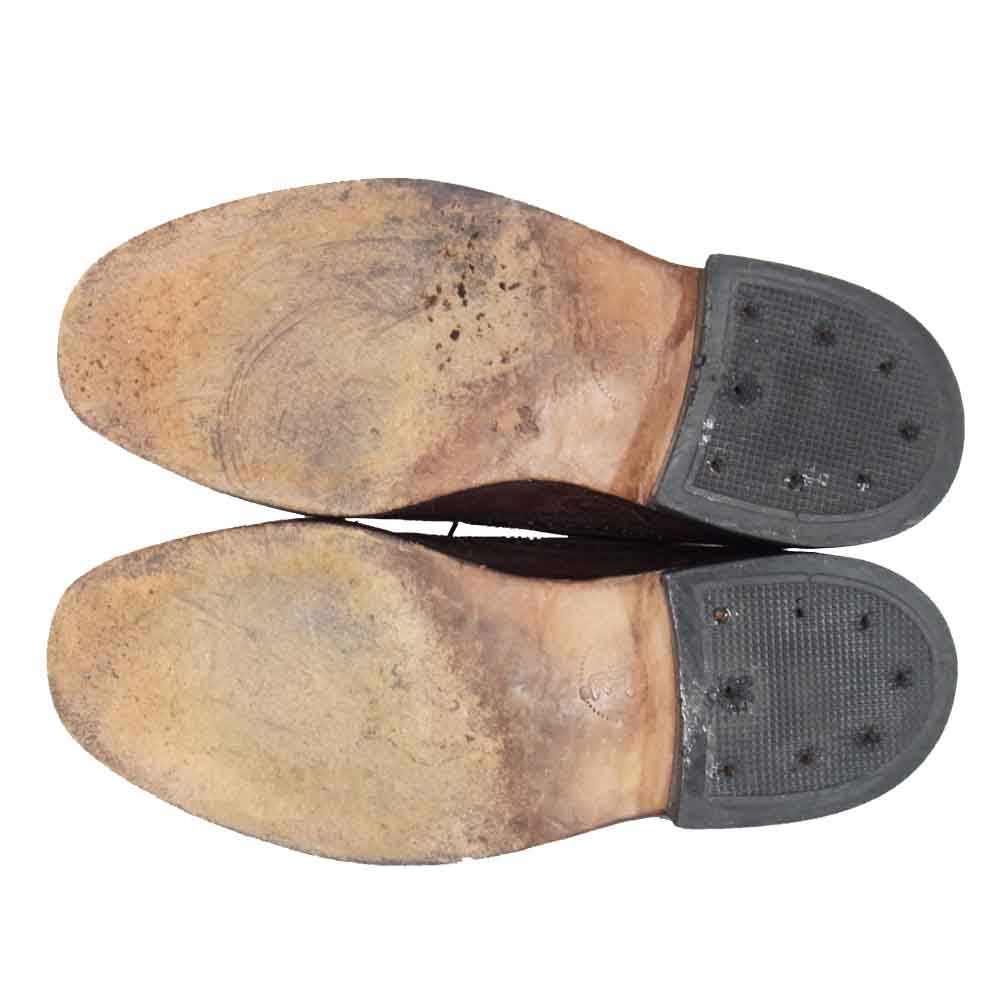 フリーマン ウィングチップ レザー シューズ ブラウン系 7 1/2E【中古】
