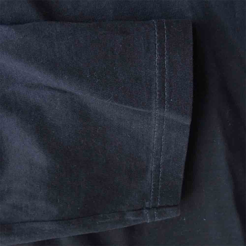 DIOR HOMME ディオールオム エディ期 BEE 刺繍 ショルダー レザーパッチ 長袖カットソー ブラック系 S【中古】