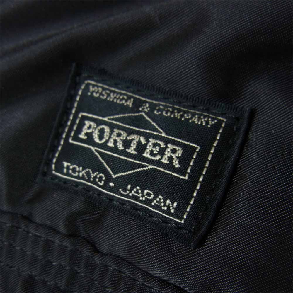 PORTER ポーター 622-06152 TANKER BOOK TOTE BAG L タンカー ブック トート バッグ L ブラック系【極上美品】【中古】