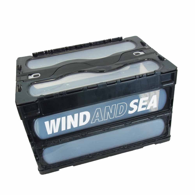 新品 wind and sea コンテナ ブラック container box