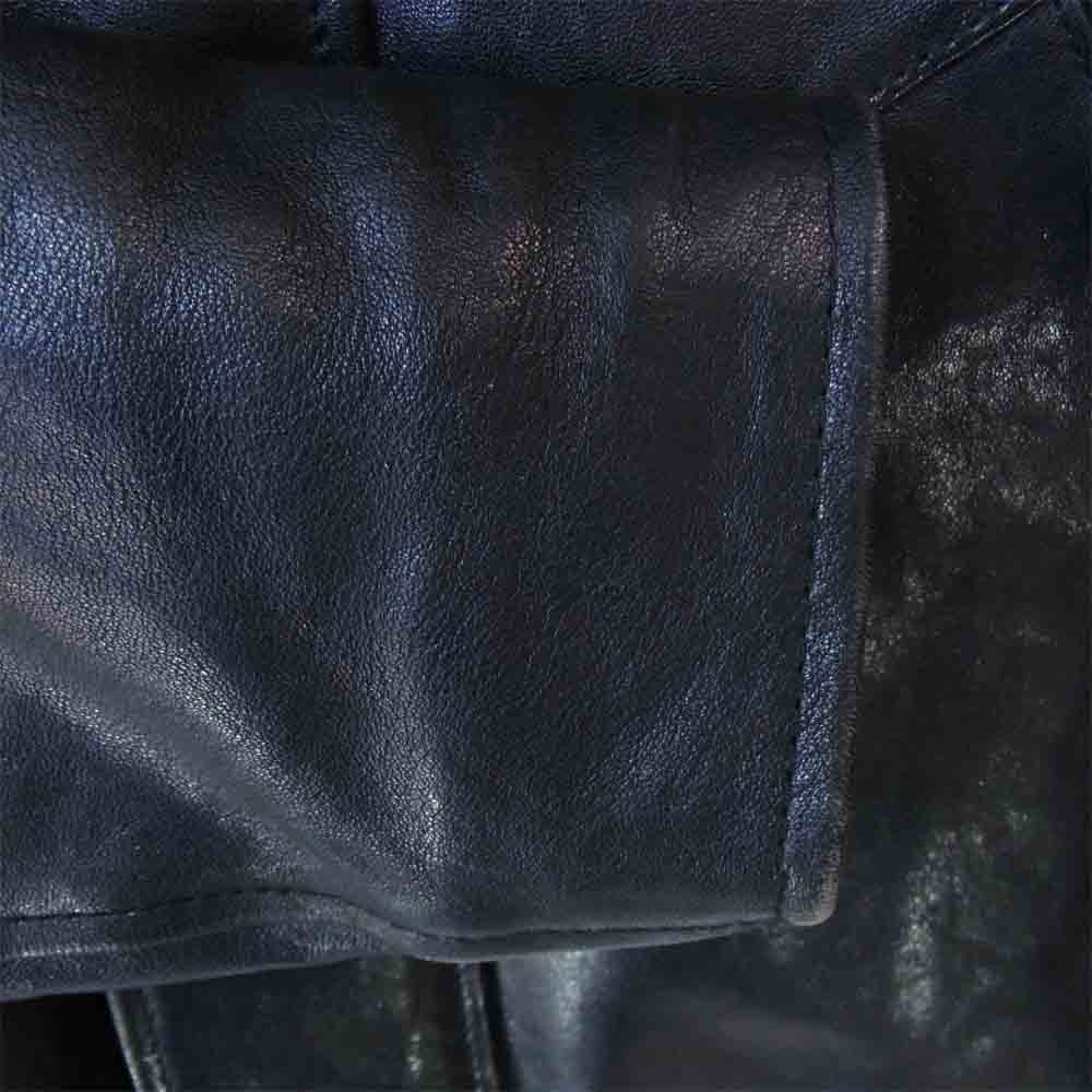 schott ショット HOODED RIDERS JACKET フーデッド ライダース ジャケット ブラック系 S【中古】
