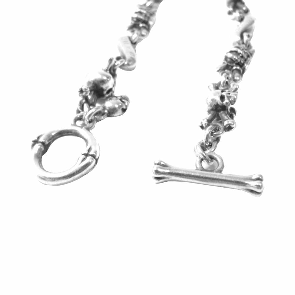 Justin Davis ジャスティンデイビス SBJ552 DOUBLE CROSS Bracelet ダブル クロス ブレスレット シルバー系【中古】