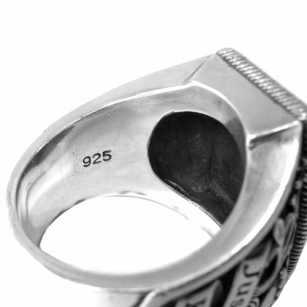 Justin Davis ジャスティンデイビス SRJ200 × ヨウジヤマモト Yohji Yamamoto REGAL CHAMBER RING リーガル チェインバー リング シルバー系 21【中古】