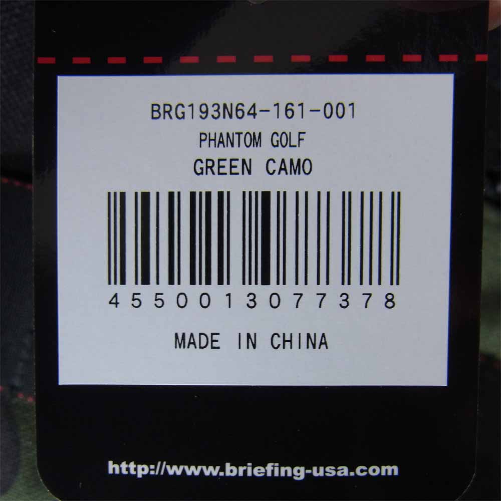 BRIEFING ブリーフィング BRG193N64-161-001 PHANTOM GOLF ファントム ゴルフ ボストン バック カーキ系【極上美品】【中古】