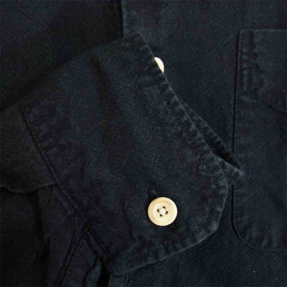 VISVIM ビズビム 0116305011005 16SS LUNGTA B.D. SASHIKO L/S INDIGO OVERDYE ブラック系 1【中古】