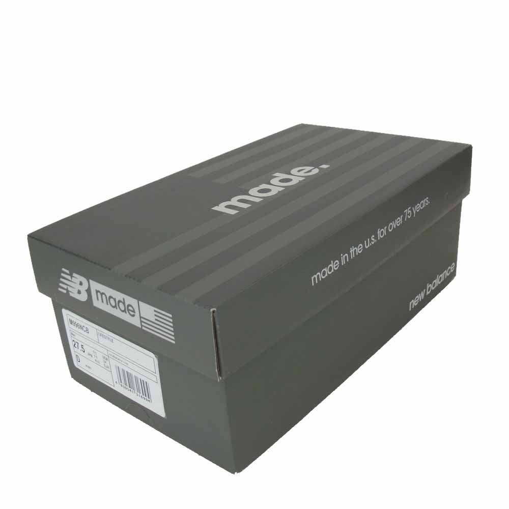 NEW BALANCE ニューバランス M996NCB USA製 レザー スニーカー ダークネイビー系 27.5cm【新古品】【未使用】【中古】