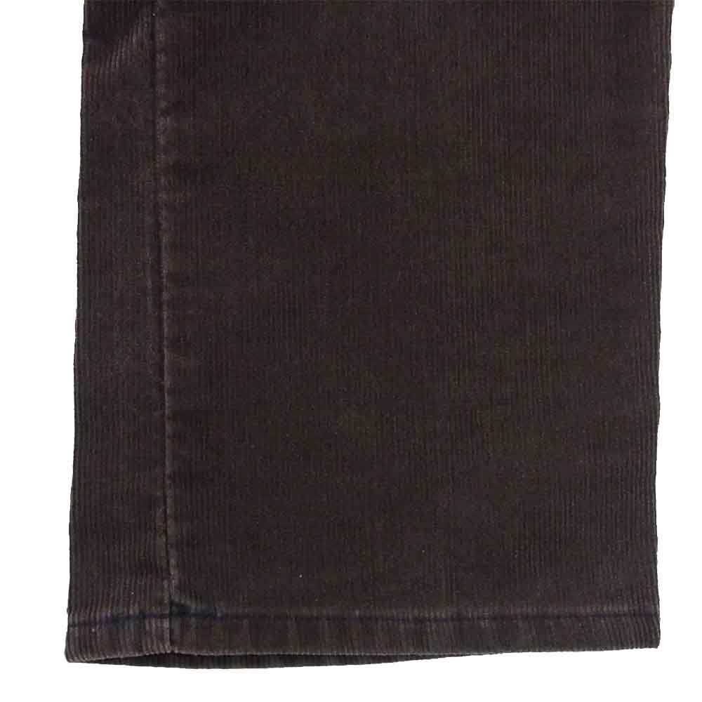 J.C.ペニー USA製 コーデュロイ パンツ コットン ポリエステル L29 黒茶系 32【中古】