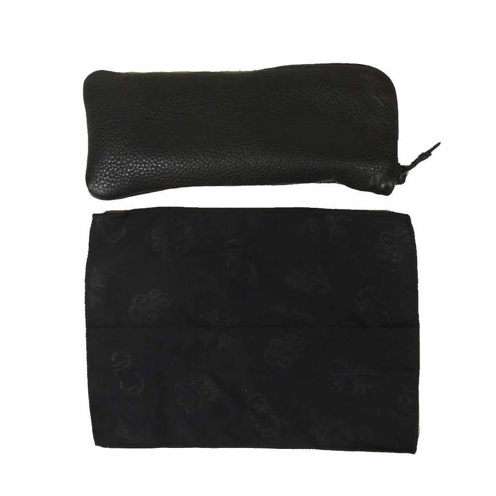 CHROME HEARTS クロムハーツ(原本無) FUN HATCH A ファンハッチ 眼鏡 ブラック系 54□18-148【中古】