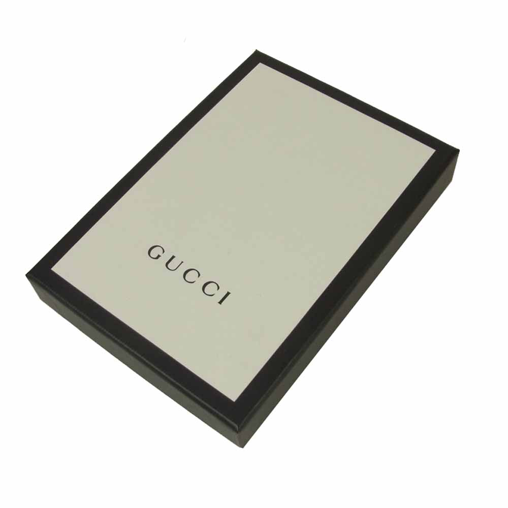 GUCCI グッチ 523903 キングスネーク プリント GGスプリーム カードケース ライトブラウン系【美品】【中古】