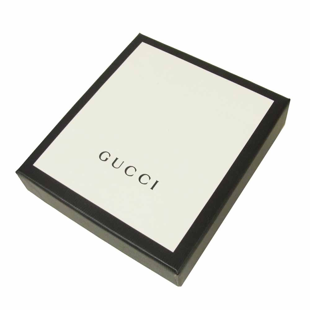 GUCCI グッチ 451266 キングスネーク プリント GGスプリーム コインウォレット 財布 ブラック系【中古】