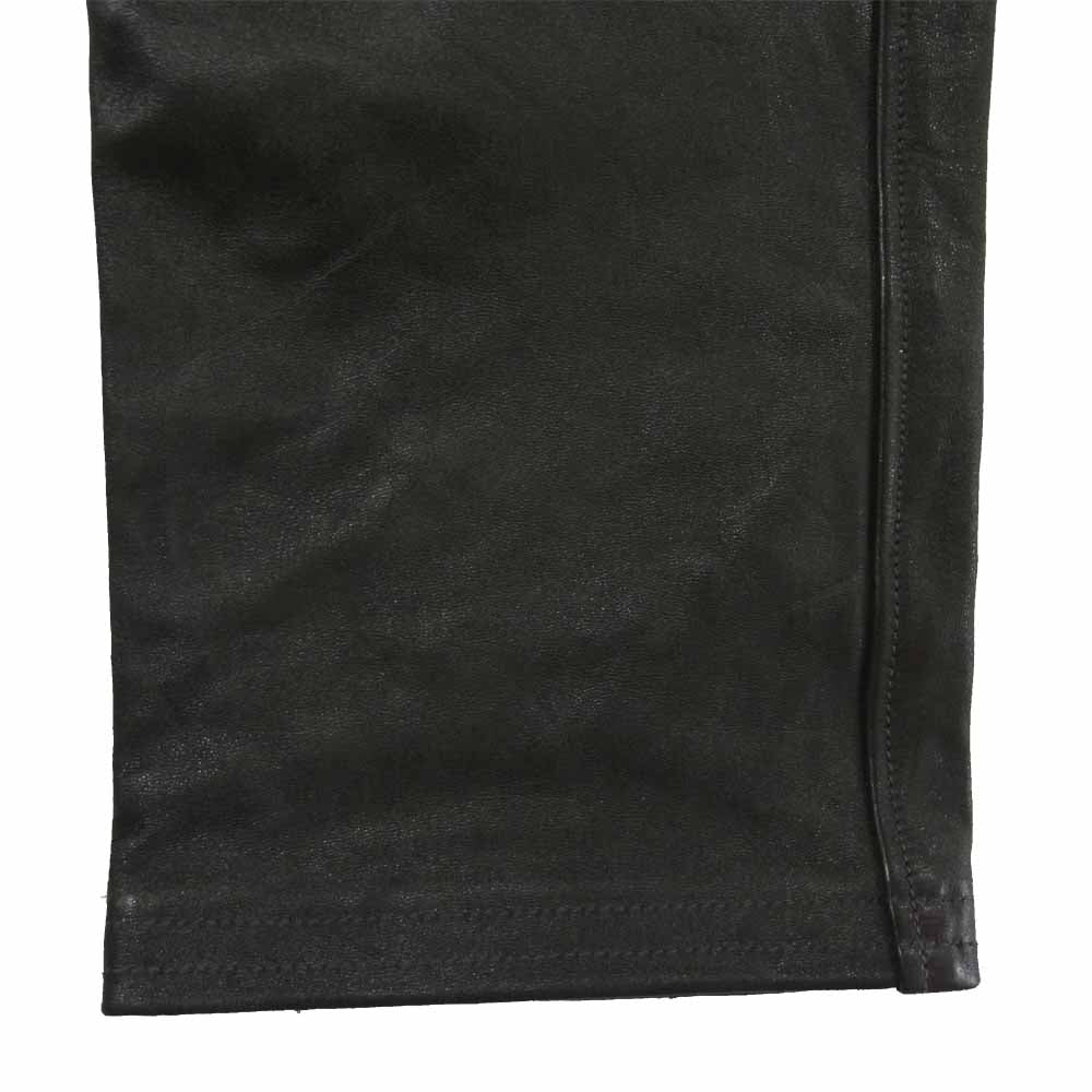 The REAL McCOY'S ザリアルマッコイズ BUCO ブコ J-99 LEATHER PANTS ホースハイド レザー パンツ ブラック系 32【中古】