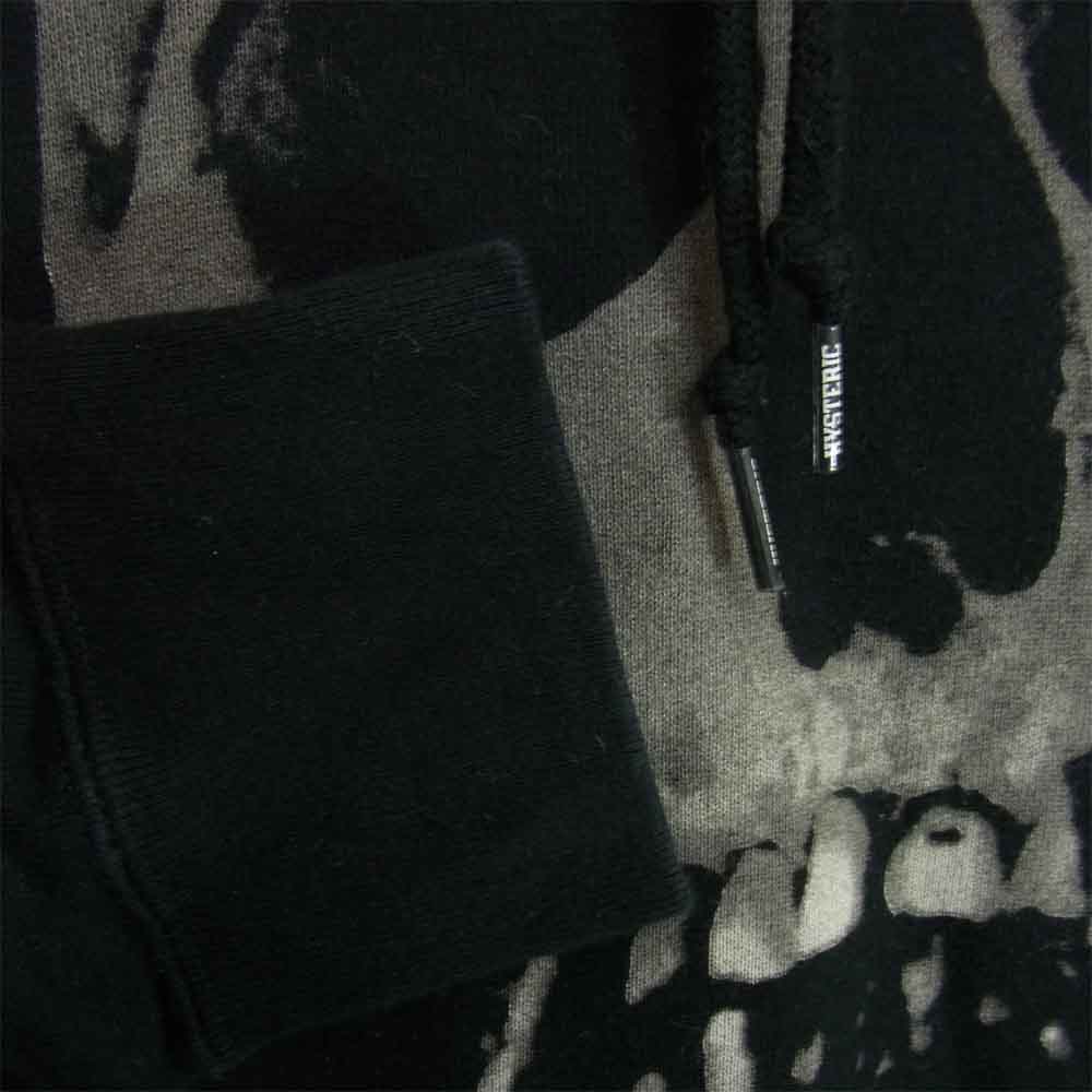 HYSTERIC GLAMOUR ヒステリックグラマー 0241CF08 スカル ベリー パーカー ブラック系 L【中古】