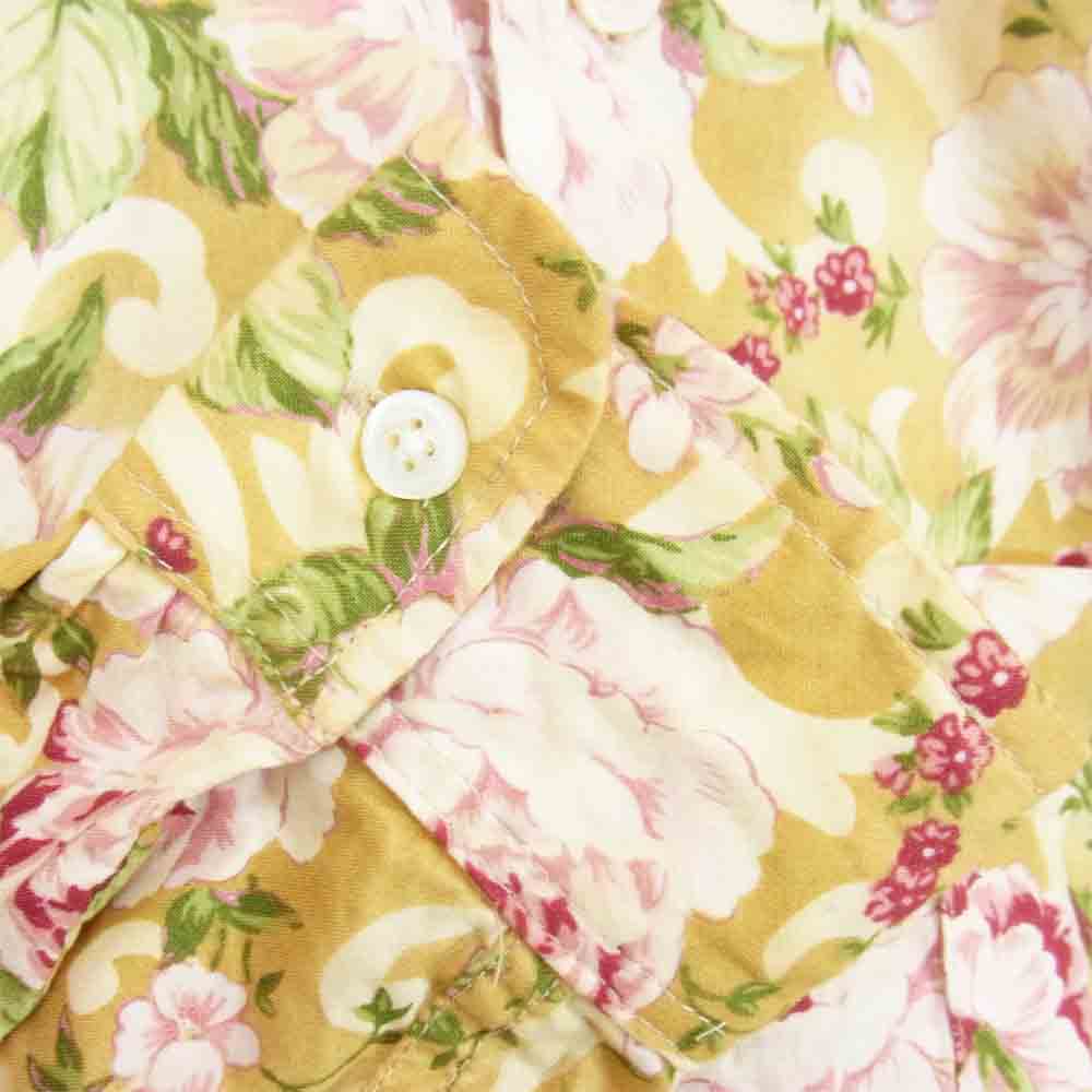 Engineered Garments エンジニアードガーメンツ ボタンダウン 花柄 シャツ ベージュ系 XS【中古】