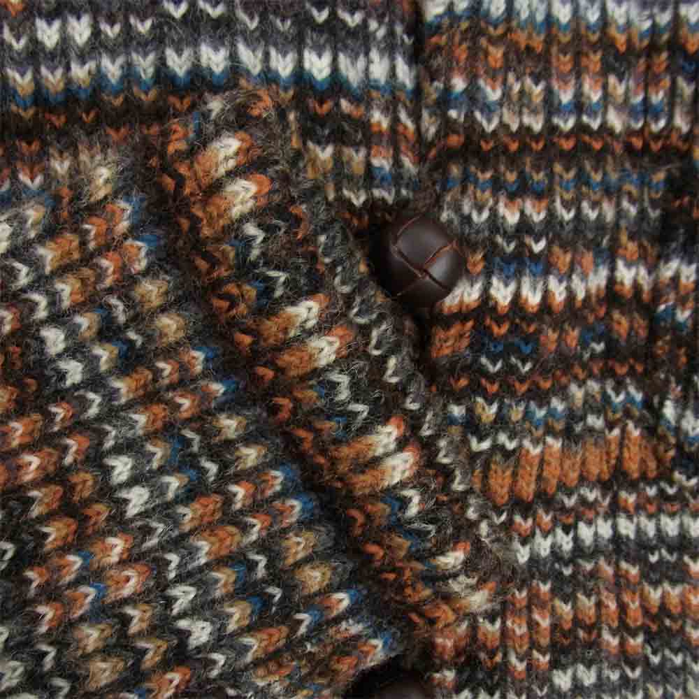 Engineered Garments エンジニアードガーメンツ ウール ショールカラー ニット ジャケット ブラウン系 S【中古】