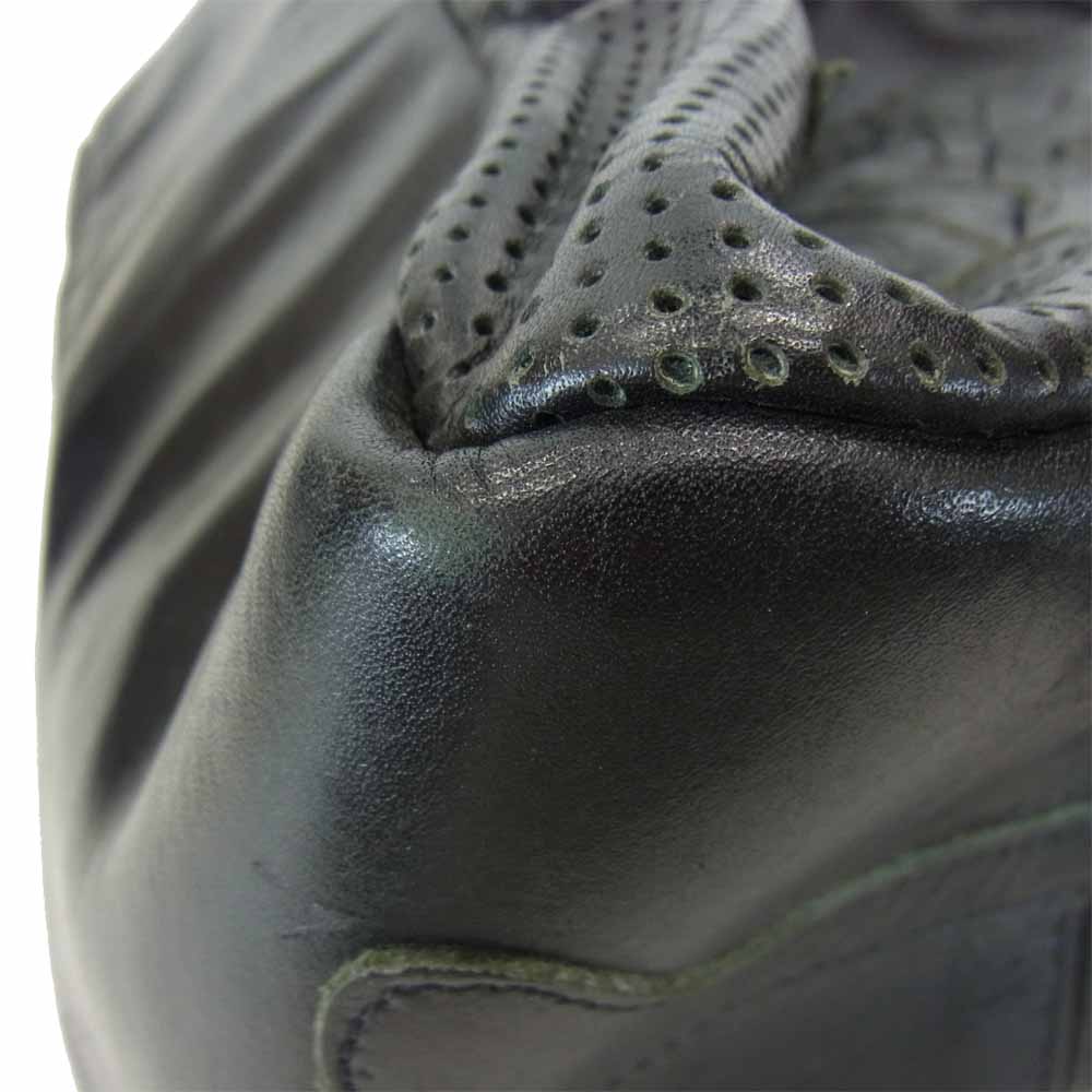 VANSON バンソン ウェアアウトラウド bone ボーン レザー ショルダー ブラック系【中古】