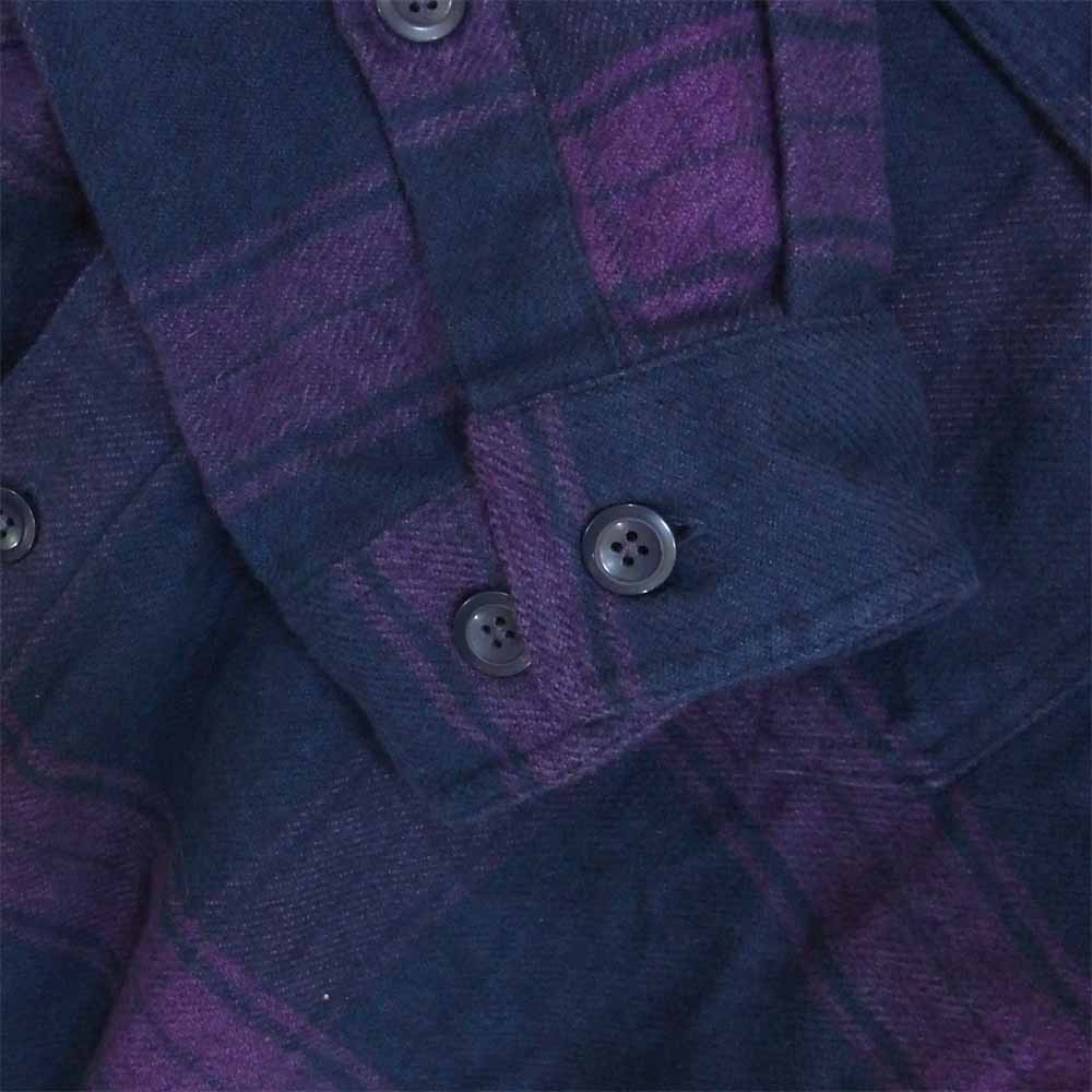 patagonia パタゴニア FA20 53947 L/S Fjord Flannel Shirt フィヨルド フランネル シャツ パープル系 S【美品】【中古】