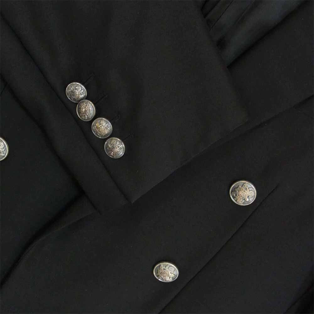 DIOR HOMME ディオールオム 05SS 5EH1026404 エディ期 国内正規品 シルク×ウール ピークトラペル テーラード ジャケット ブラック系 46【中古】