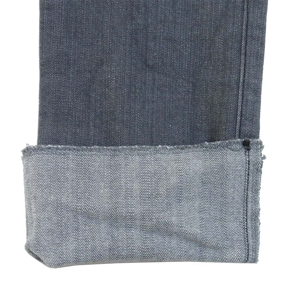 エヌゼロナナ ダーツ ストレッチ スキニー デニム パンツ 日本製 グレー系 46【美品】【中古】