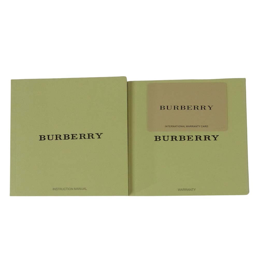 BURBERRY バーバリー BU1366 25496 ヘリテージ クロノグラフ 時計 レザー スイス製 ブラック系【中古】