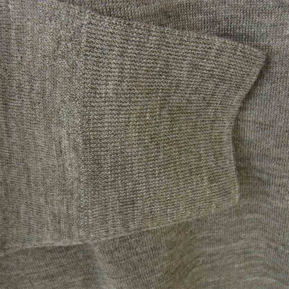 DRIES VAN NOTEN ドリスヴァンノッテン メリノウール Vネック ニット カーキ系 M【中古】