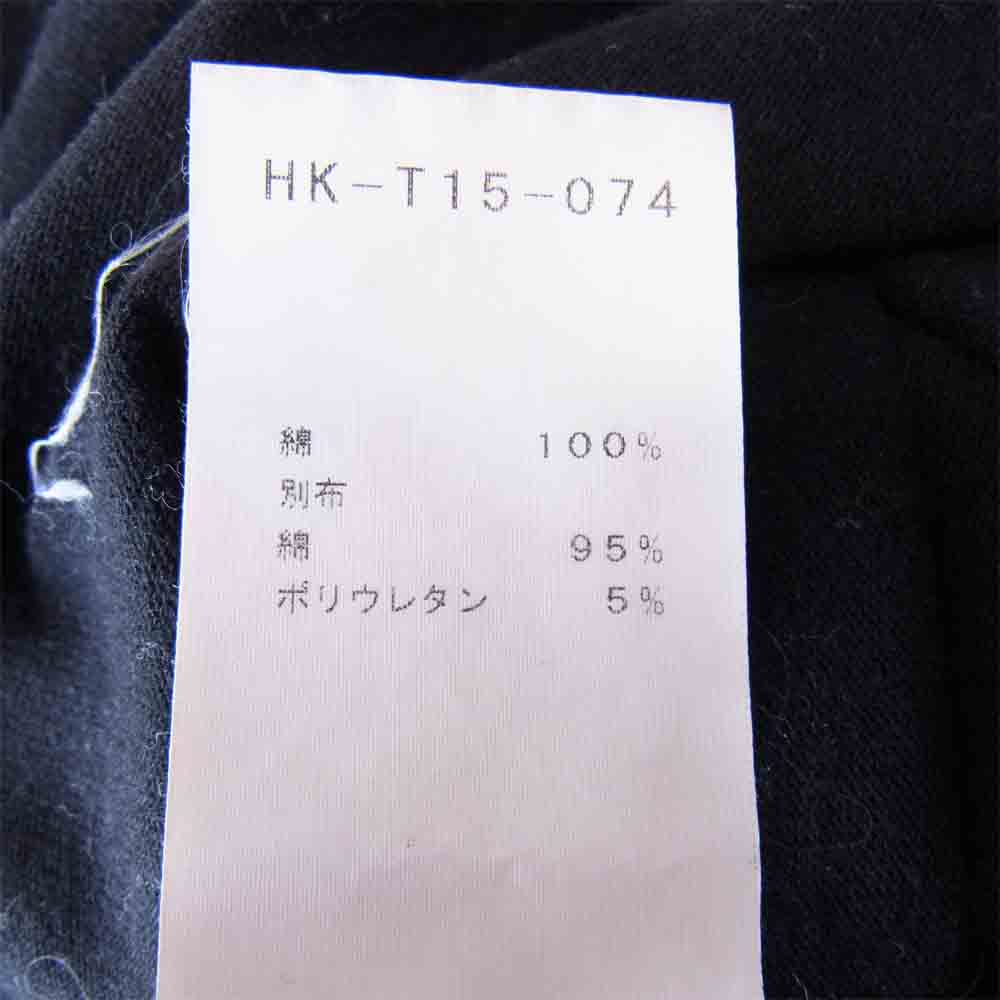 Yohji Yamamoto ヨウジヤマモト POUR HOMME プールオム × NEW ERA ニューエラ HK-T15-074 ミラーシグネチャー ロゴ 半袖 Tシャツ ブラック系 6【中古】