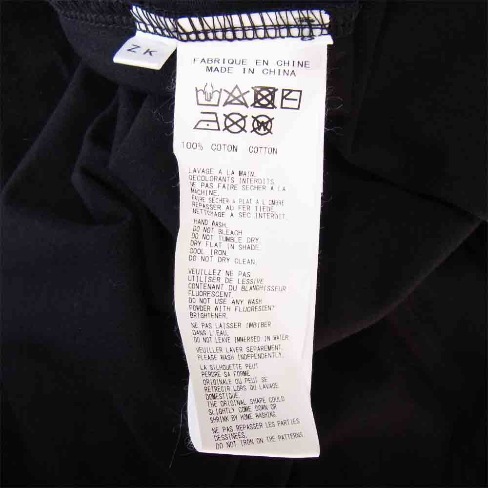 Yohji Yamamoto ヨウジヤマモト POUR HOMME プールオム × NEW ERA ニューエラ 20SS HN-T97-081 シグネチャー ロゴ 半袖 Tシャツ ブラック系 6【美品】【中古】