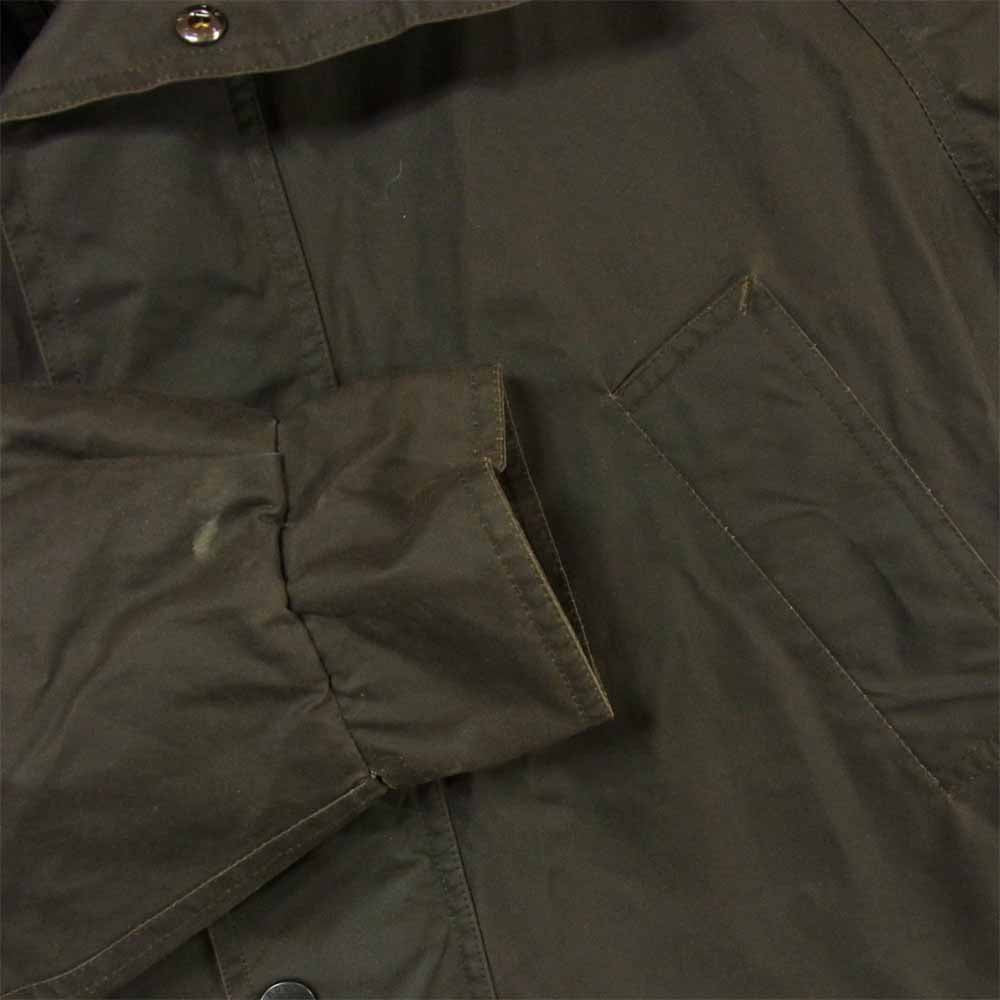 Barbour バブアー T244 DURACOTTON PARKA オイルドジャケット コットン ダークブラウン系 M【中古】
