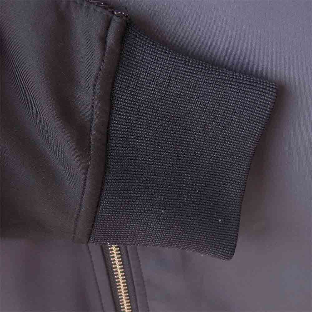 VANSON バンソン ジャージ ジャケット 黒×グレー M【中古】