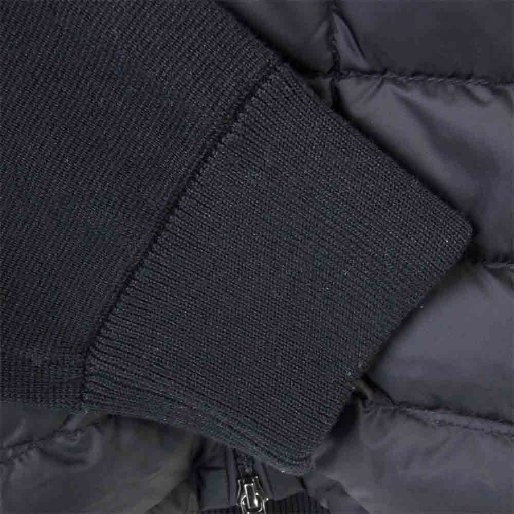 MONCLER モンクレール F20919B50700 maglione tricot ダウン カーディガン ジャケット ブラック系 M【中古】