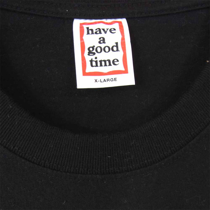 HAVE A GOOD TIME（ハブアグッドタイム） ロゴプリント長袖Tシャツ