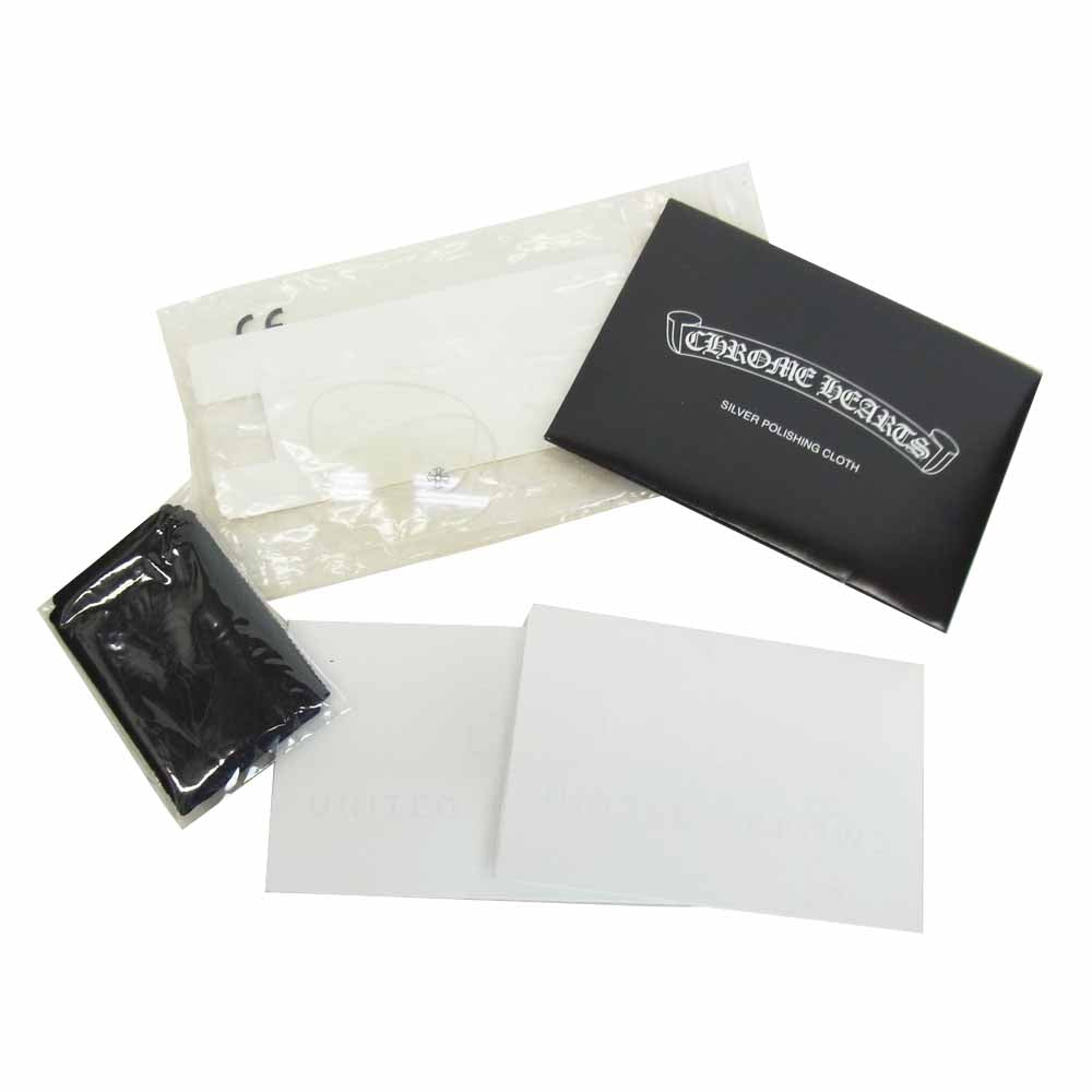 CHROME HEARTS クロムハーツ(原本無) ユナイテッドアローズ横浜店購入品 GITTIN ANY?-A BS フレア メガネ ブラック系【中古】