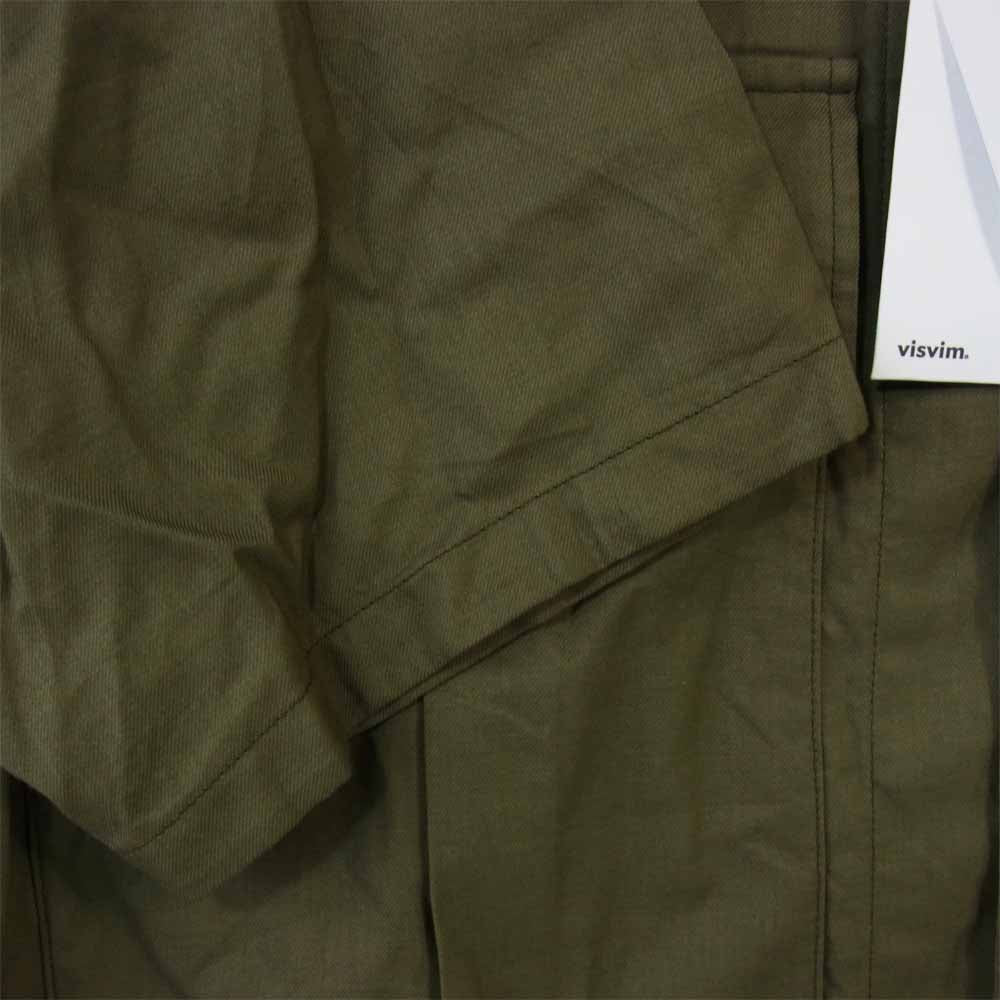 VISVIM ビズビム 0120105011014 20SS CORNET SHIRT S/S コルネット 半袖 シャツ カーキ系 2【美品】【中古】