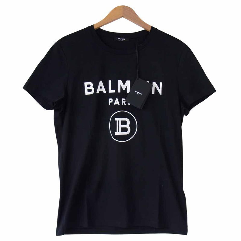 『BALMAIN』バルマン (L) ロゴプリントTシャツ
