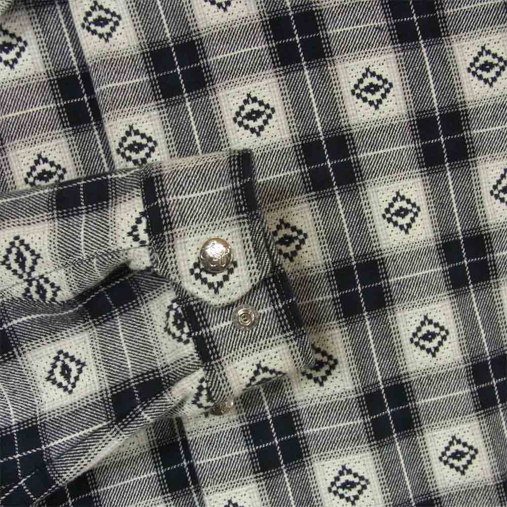 The Stylist Japan ザスタイリストジャパン TSJB-95501-35 チェック コーチジャケット 日本製 グレー系 M【中古】