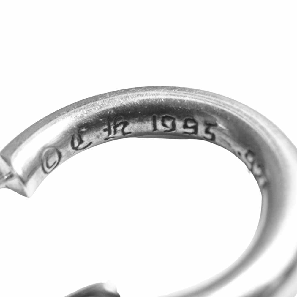 CHROME HEARTS クロムハーツ(原本無) HOOP PLAIN プレーン フープ ピアス シルバー系【中古】