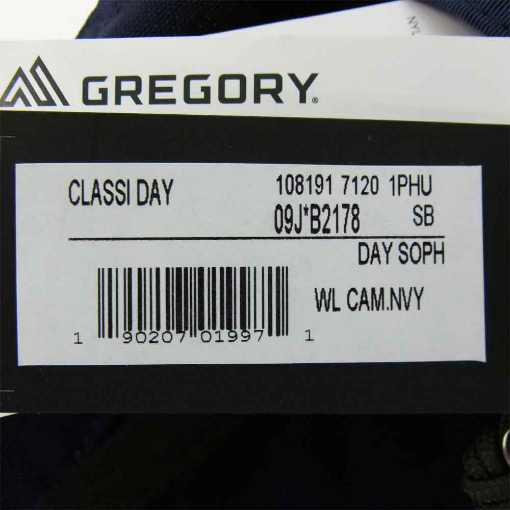 GREGORY グレゴリー SOPH-180174 × ソフネット SOPHNET CLASSI DAY ネイビー系 FREE【極上美品】【中古】