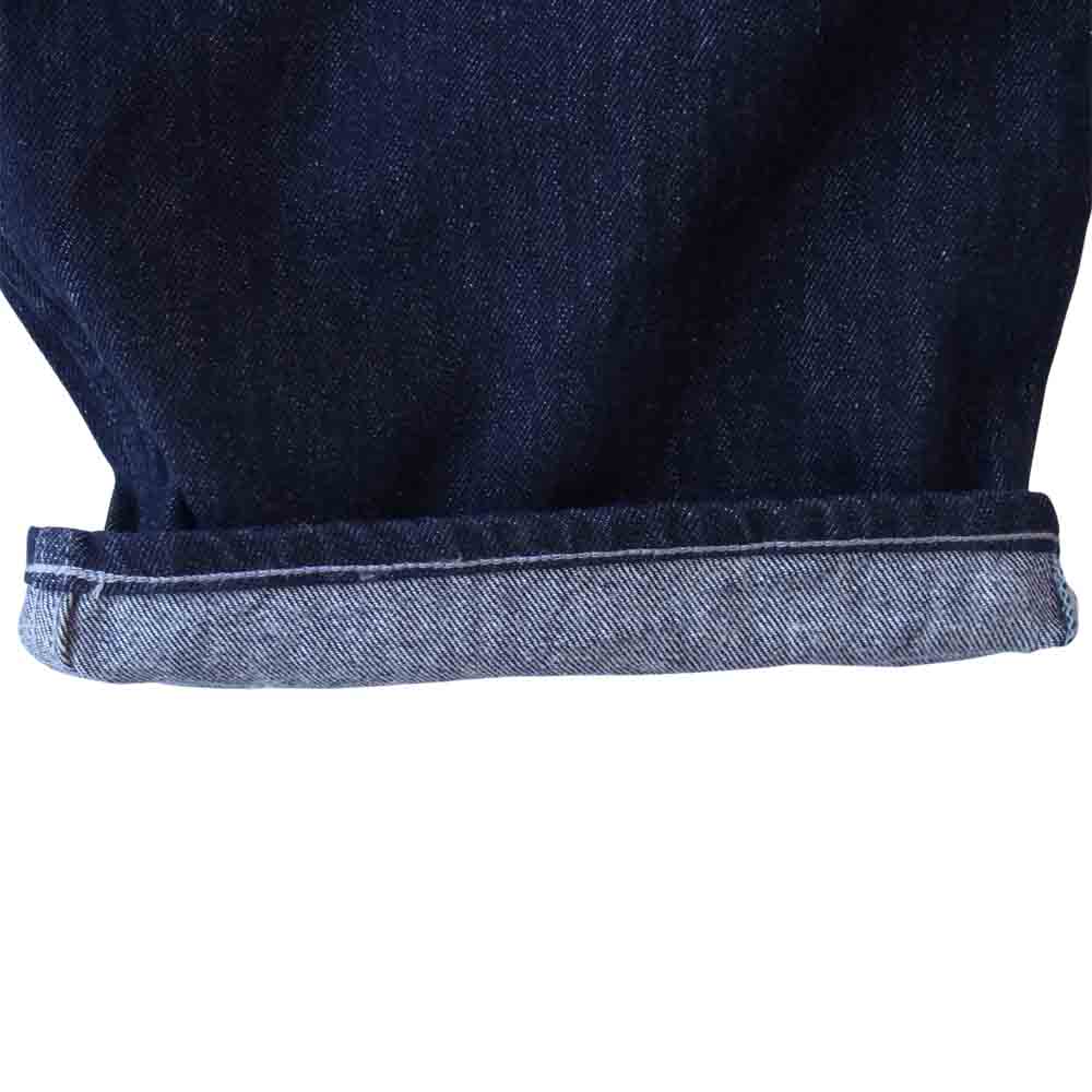 GRAPHPAPER グラフペーパー 20SS GM201-40095B COLORFAST DENIM 2 TUCK PANTS カラーファスト デニム タック パンツ インディゴブルー系 1【美品】【中古】