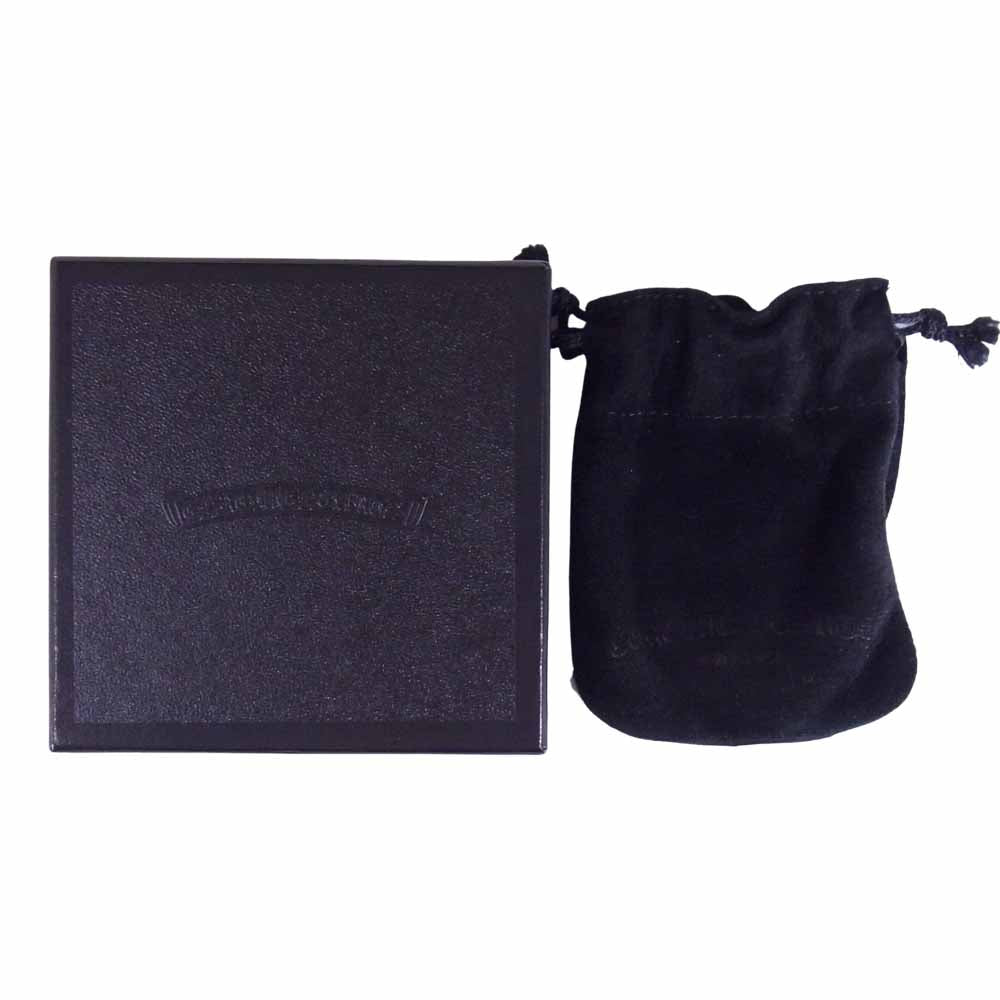 CHROME HEARTS クロムハーツ(原本無) 海外インボイス付属 CLIP MONEY LRG ラージ クロス マネークリップ シルバー系【美品】【中古】