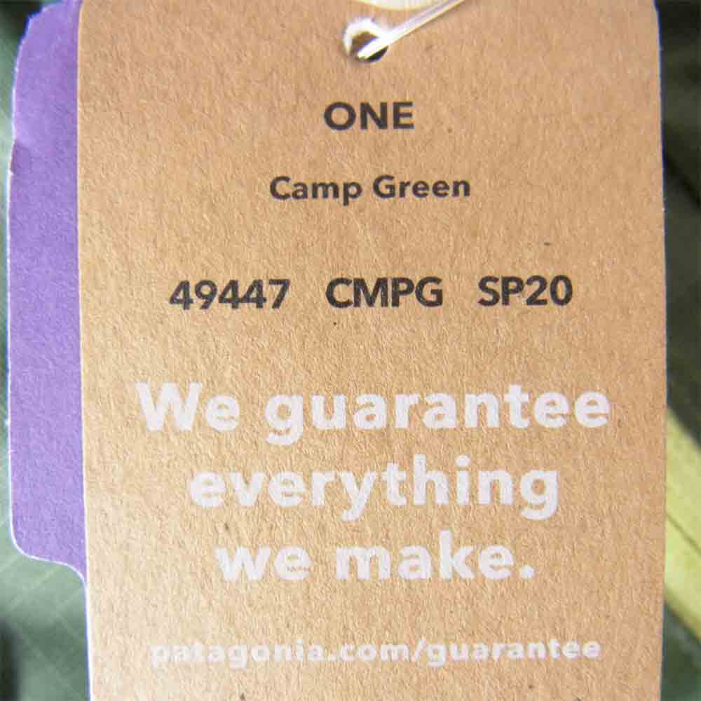 patagonia パタゴニア SP20 49447 1L Ultralight Black Hole Mini Hip Pack ウルトラライト ブラックホール ミニ ヒップパック カーキ系【新古品】【未使用】【中古】