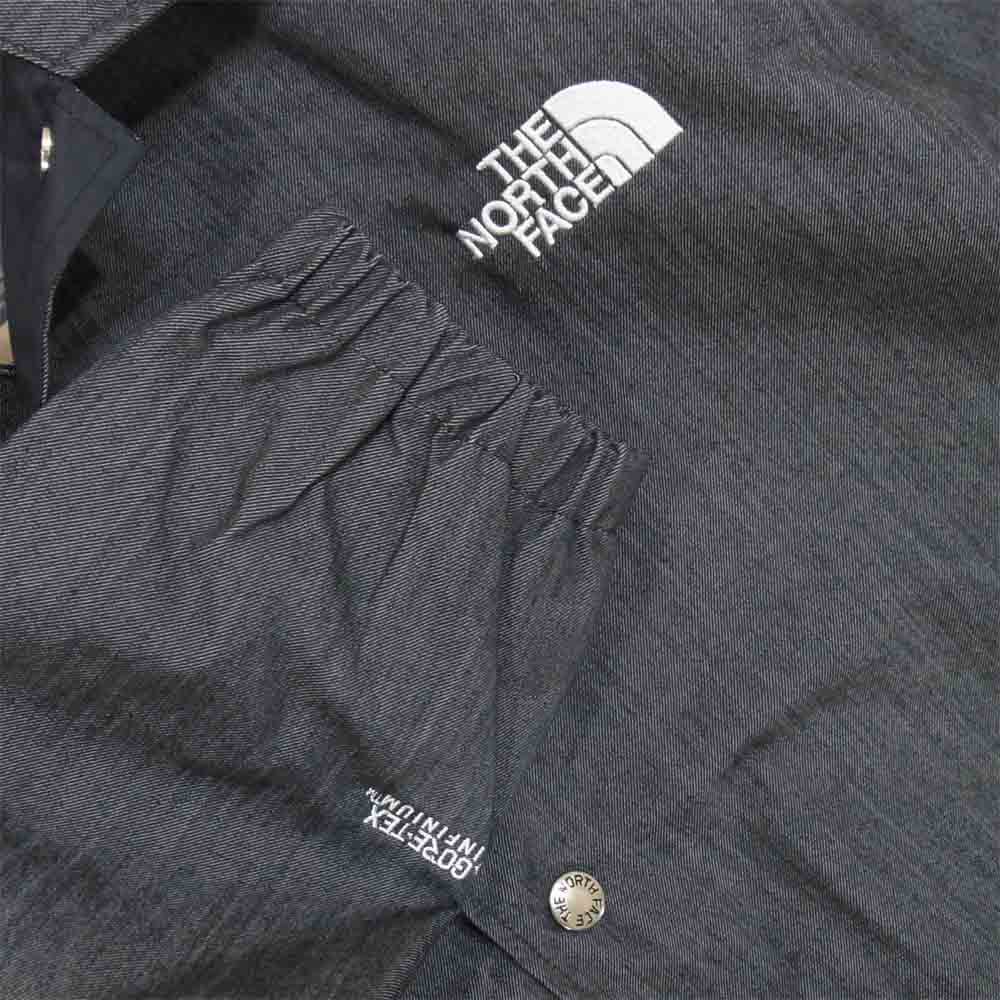 THE NORTH FACE ノースフェイス NP12042 GTX Denim Coach Jacket GTX デニム コーチ ジャケット ナイロンブラックデニム M【新古品】【未使用】【中古】