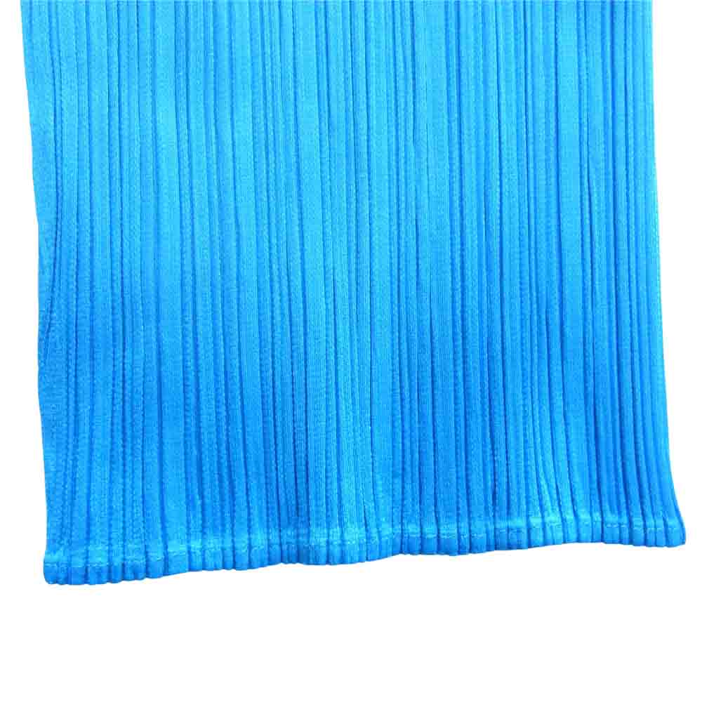 PLEATS PLEASE プリーツプリーズ PP93-JF026 ISSEY MIYAKE イッセイミヤケ プリーツ加工 パンツ ライトブルー ブルー系 4【中古】