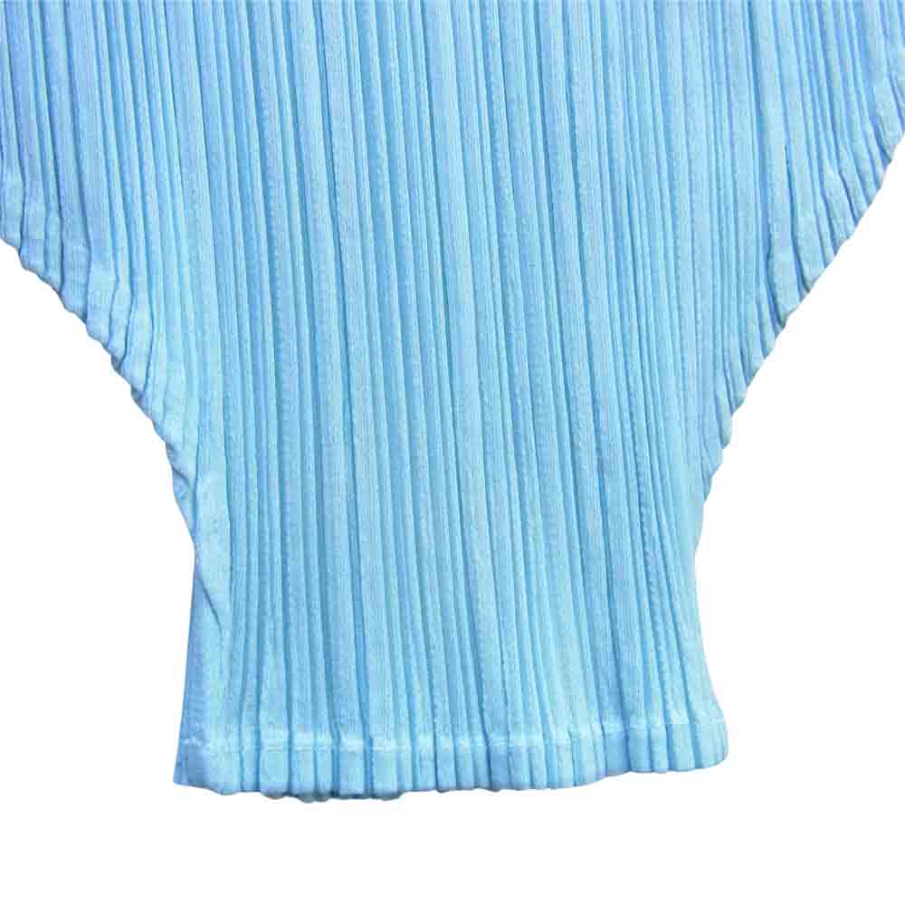 PLEATS PLEASE プリーツプリーズ PP12-JF606 ISSEY MIYAKE イッセイミヤケ プリーツ加工 ジョッパーズ ライトブルー ブルー系 4【美品】【中古】
